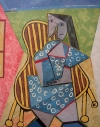 Kópia podľa<br>P. Picassa - Žena v kresle<br>Štukolustro<br>2004